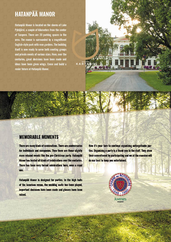 Kartano mansion onepager